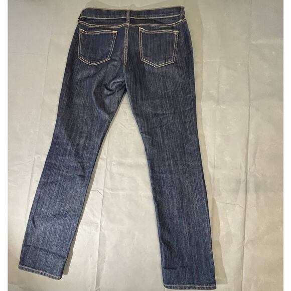 Old Navy The Diva Jeans Womens Size 8 Regular Blue Dark Wash Boot Cut Low Rise - Picture 15 of 16